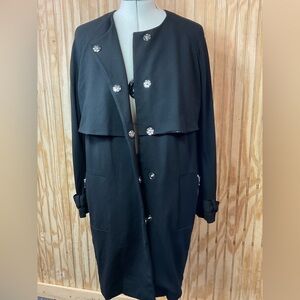 Chico's Black Dress Coat